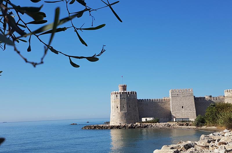 Mamure Castle borg festning Anamur Tyrkia