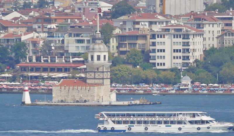 Utsikt Topkapi palasset Istanbul Tyrkia
