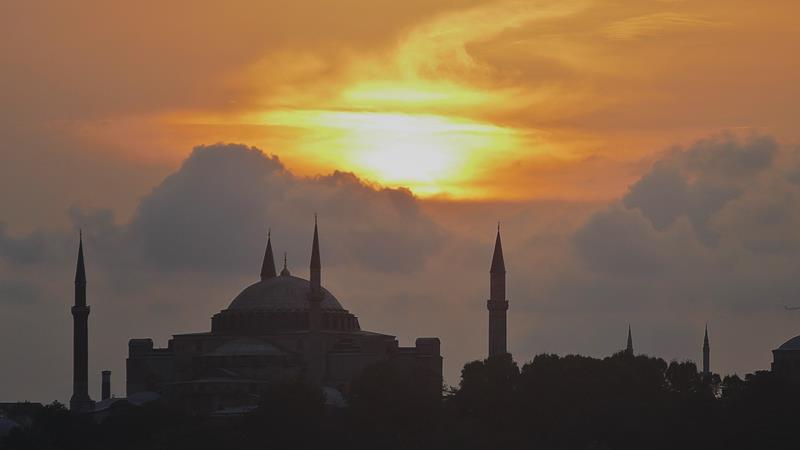 solnedgang sunset Kadiköy Asiasiden Istanbul Tyrkia